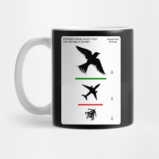 It's a... Funny Superhero Eye Test Mug